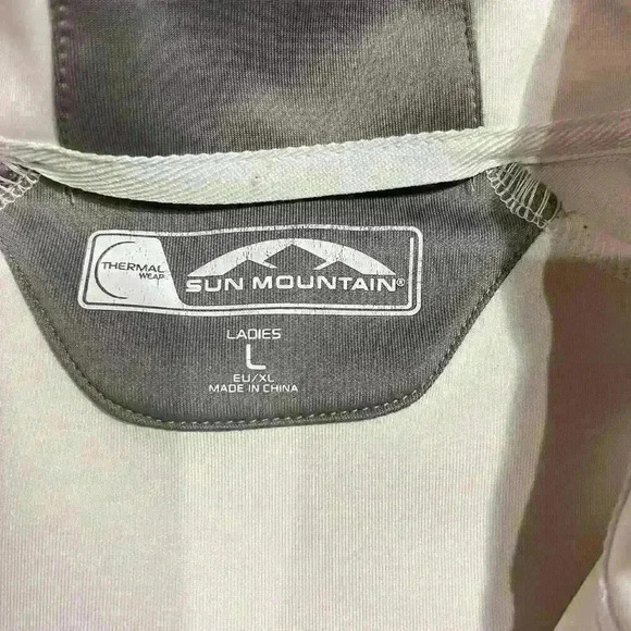 Sun Mountain Women's Wind Wear Zip Up Hybrid Jacket Size Large AAC Logo Outdoors - Picture 3 of 6